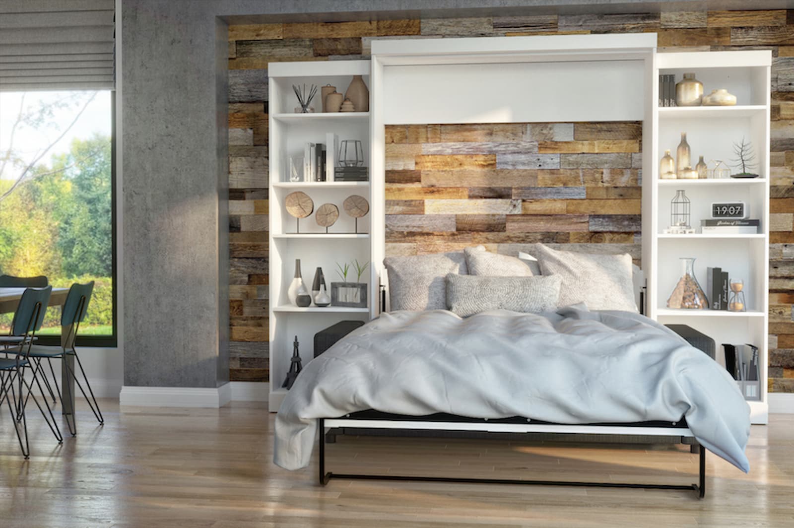 Multipurpose Pieces Your Home Needs: A Murphy Bed with Couch - Bestar