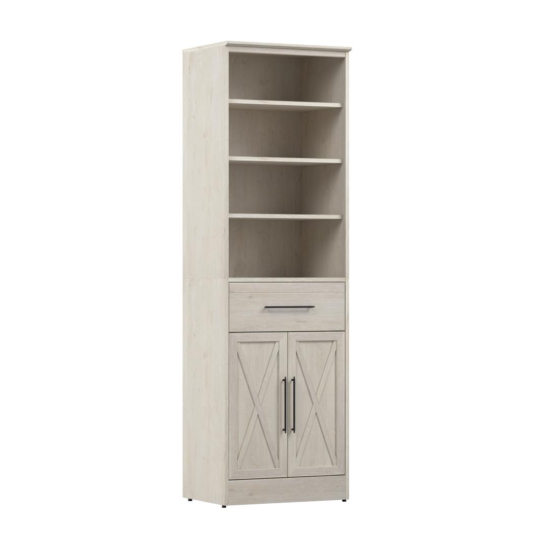 25W Closet Organizer with Drawer and Doors