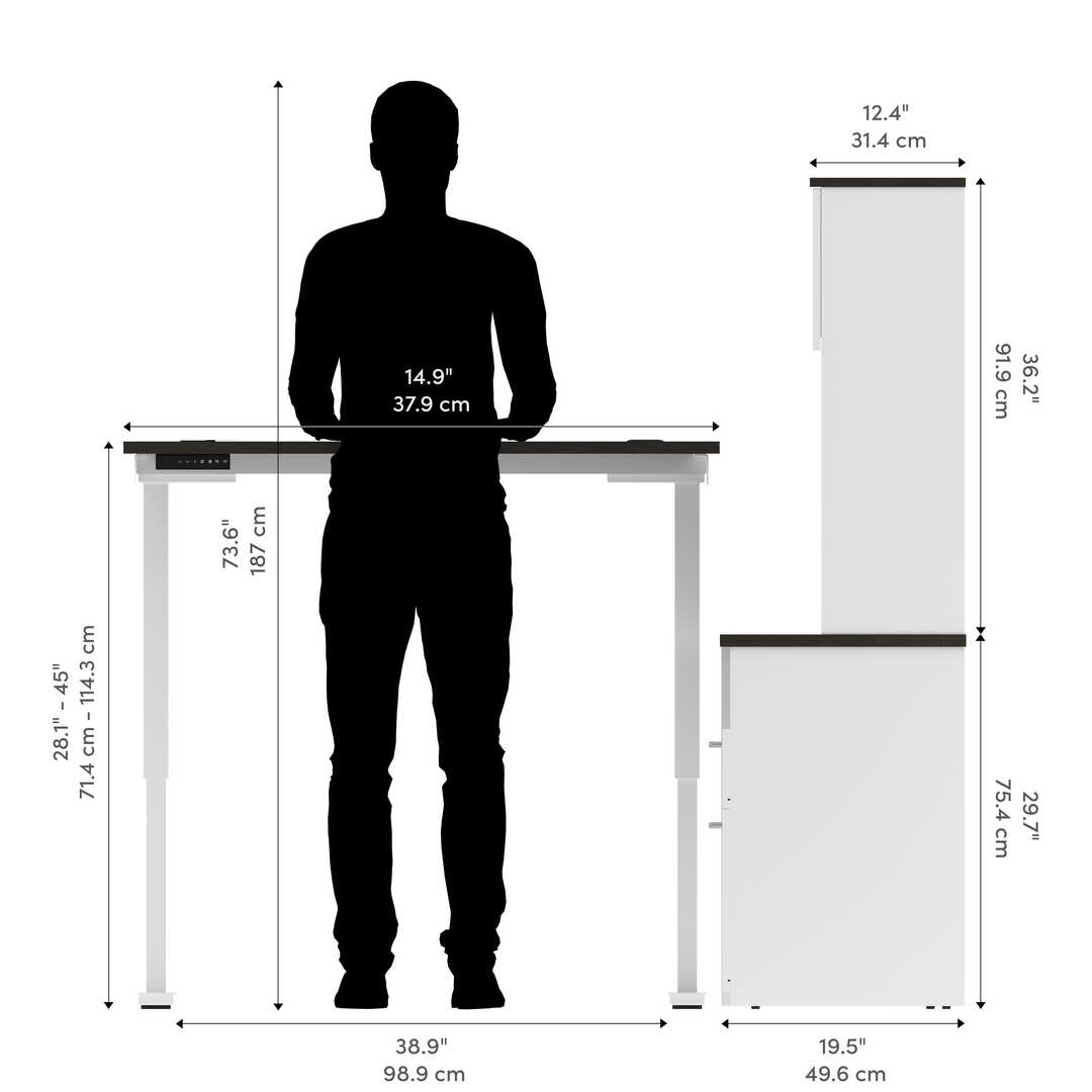 standing bar height