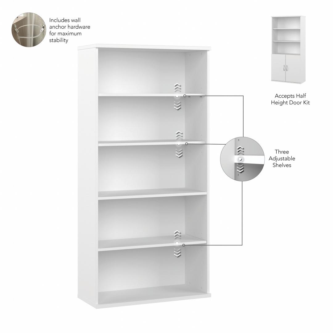 Tall Storage Cabinet with Shelves, Drawers & Doors - 48W x 30D